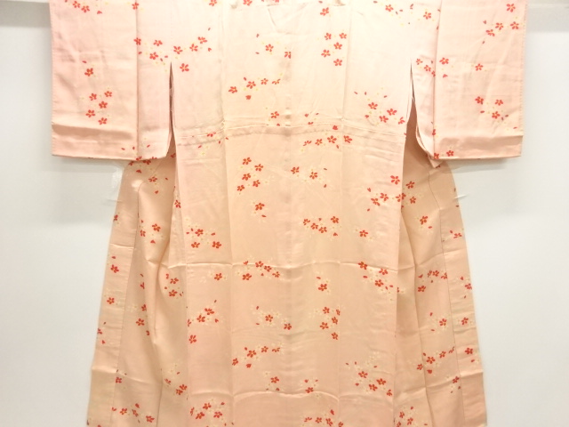 JAPANESE KIMONO / ANTIQUE HITOE JUBAN / FLOWER